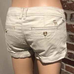 Abercrombie khaki shorts size 2